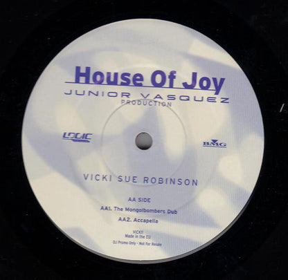 Vicki Sue Robinson : House Of Joy (12", Promo)