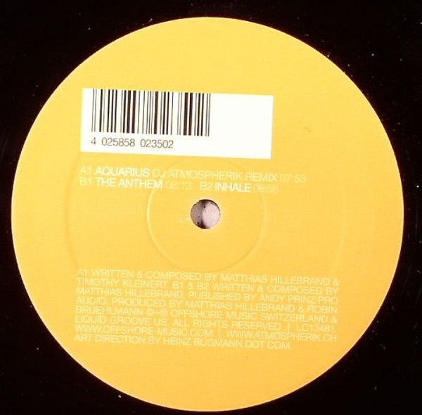 DJ Atmospherik Meets Saucermen : Selected EP (12", EP)