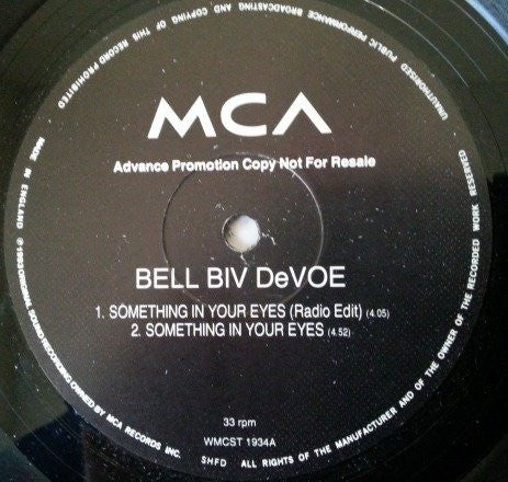 Bell Biv Devoe : Something In Your Eyes (12", Single, Promo)