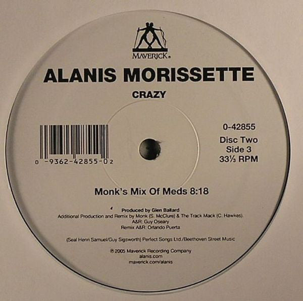 Alanis Morissette : Crazy (2x12")