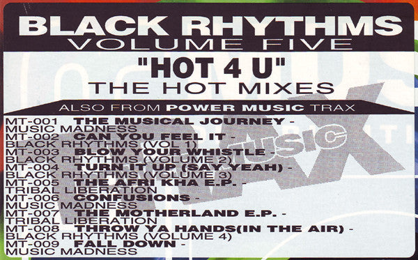 DJ Duke Presents Black Rhythms : Hot 4 U (The Hot Mixes) (12")