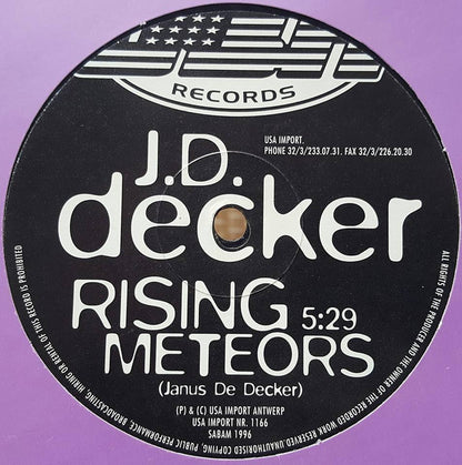 J.D. Decker : Rising Meteors (12")
