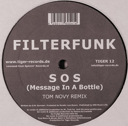 Filterfunk : SOS (Message In A Bottle) (12")