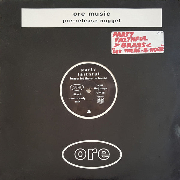 Party Faithful : Brass: Let There Be House (12", Promo)