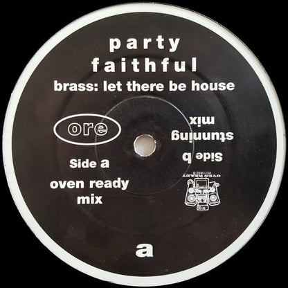 Party Faithful : Brass: Let There Be House (12", Promo)