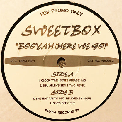 Sweetbox : Booyah (Here We Go) (12", Promo)