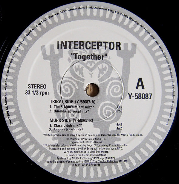 Interceptor : Together (12")