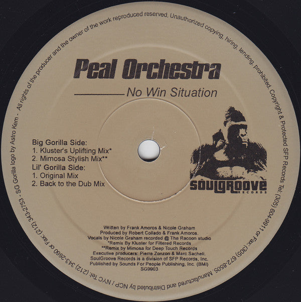 Peal Orchestra : No Win Situation (12")