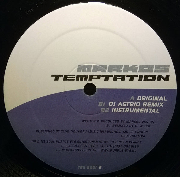 Markos : Temptation (12")
