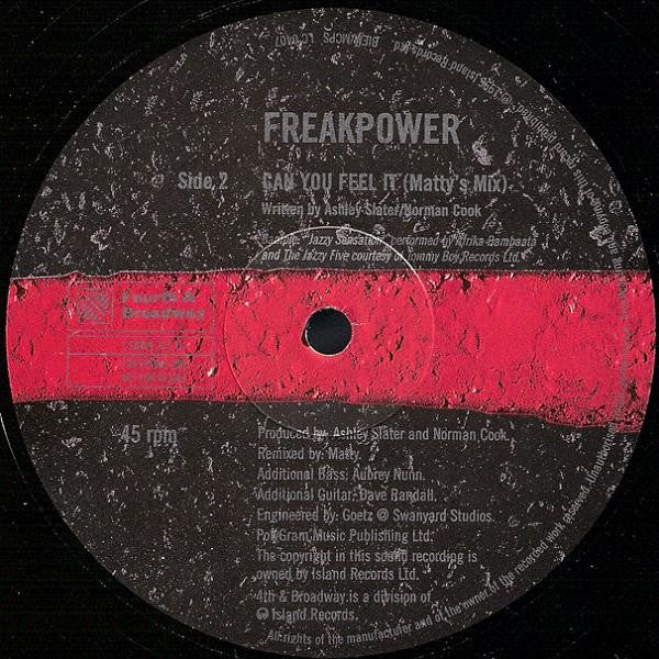 Freakpower* : Can You Feel It (12", Promo)