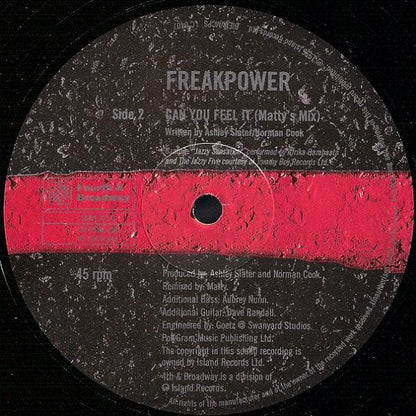 Freakpower* : Can You Feel It (12", Promo)