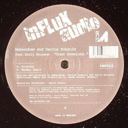Habersham & Darius Kohanim feat. Kerry Brunson : Dune Sessions (12")