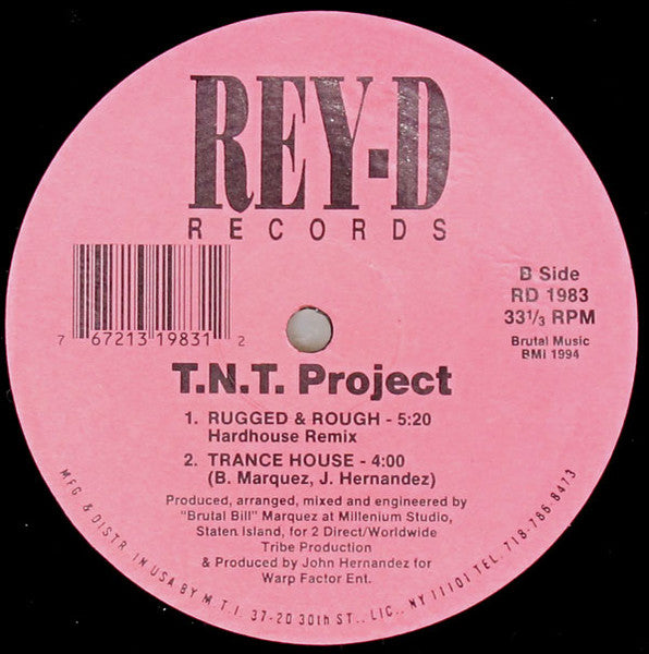 T.N.T. Project : Keep On Pressing On (12")