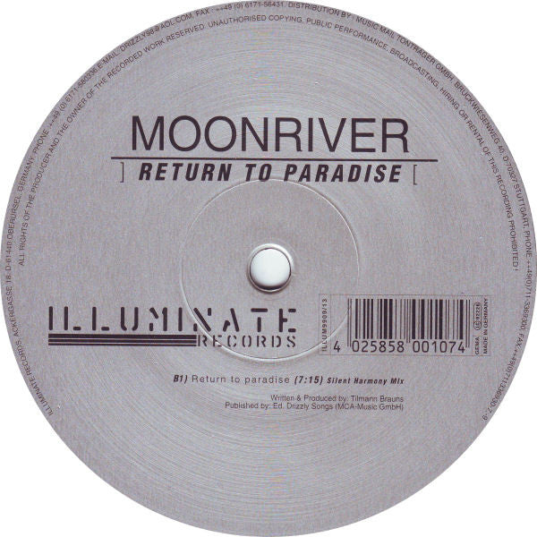 Moonriver : Return To Paradise (12")