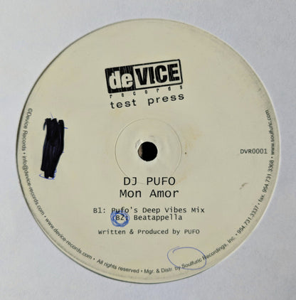 DJ Pufo* : Mon Amor (12", TP)