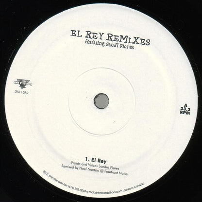 Sandi Flores : El Rey (Noel Nanton Remixes) (12")
