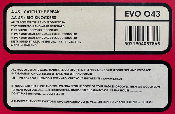 Jedi Knights : The Big Ones EP (12", EP)