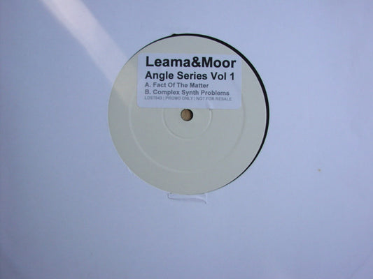 Leama & Moor : Angle Series 1  (12", Promo, W/Lbl, sti)