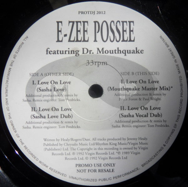 E-Zee Possee : Love On Love (12", Promo)