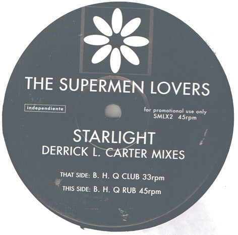 The Supermen Lovers : Starlight (Derrick L. Carter Mixes) (12", Promo)