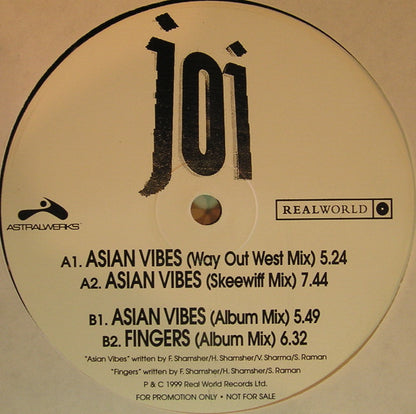 Joi : Asian Vibes (12", Promo)