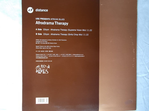 USG* Presents African Blues : Afrodrama Therapy (12")