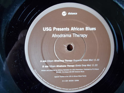 USG* Presents African Blues : Afrodrama Therapy (12")