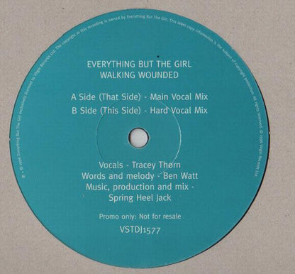 Everything But The Girl : Walking Wounded (Spring Heel Jack And Omni Trio Mixes) (2x12", Promo)