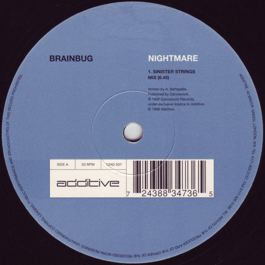 Brainbug : Nightmare (12", Single)