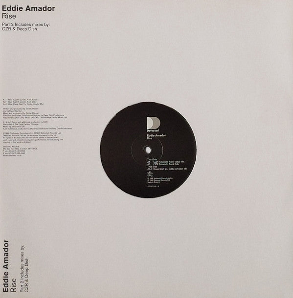 Eddie Amador : Rise (12", 2/2)