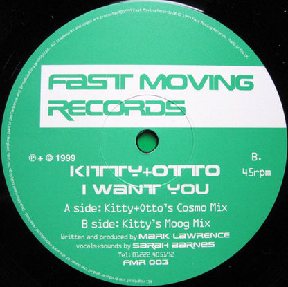 Kitty & Otto : I Want You (12")