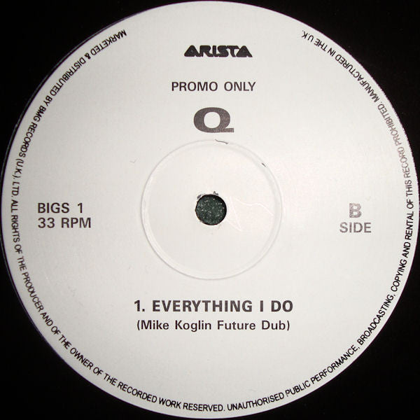 Q (11) : Everything I Do (12", Promo)