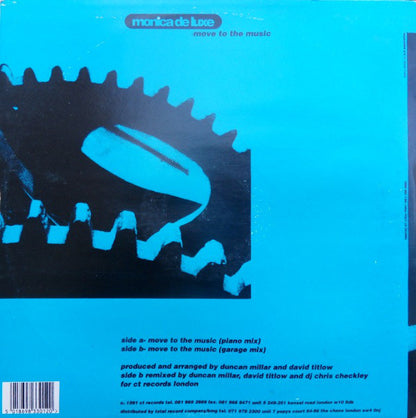 Monica De Luxe : Move To The Music (12")
