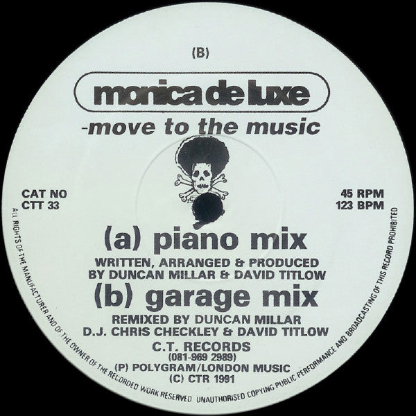 Monica De Luxe : Move To The Music (12")