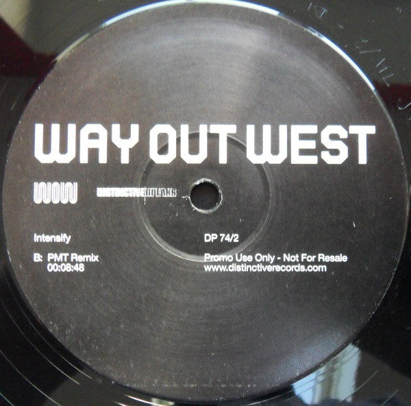 Way Out West : Intensify (12", Promo)