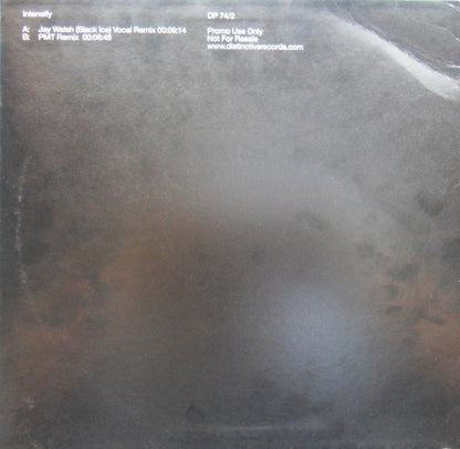 Way Out West : Intensify (12", Promo)