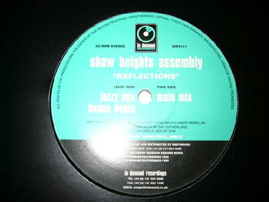 Shaw Heights Assembly : Reflections (12", Promo)