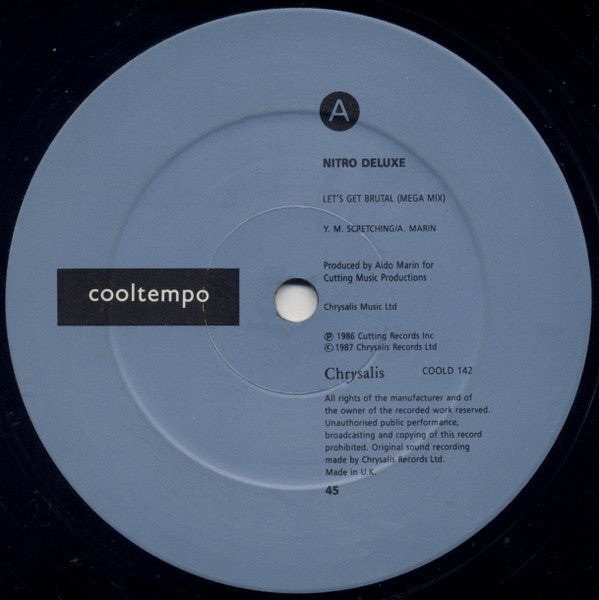 Nitro Deluxe : Let's Get Brutal (12", Single)