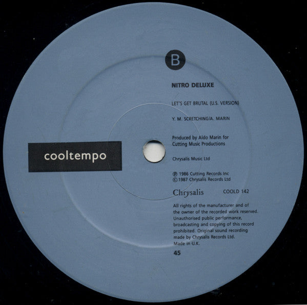 Nitro Deluxe : Let's Get Brutal (12", Single)