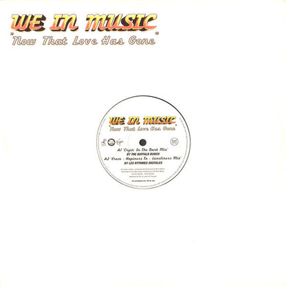 We In Music : Now That Love Has Gone (12", Promo)