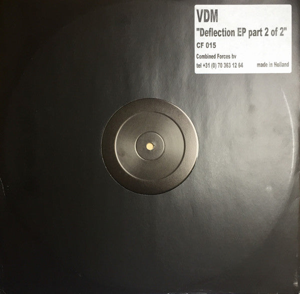 Vincent De Moor : Deflection EP Part 2 Of 2 (12", EP, W/Lbl)