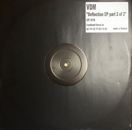 Vincent De Moor : Deflection EP Part 2 Of 2 (12", EP, W/Lbl)