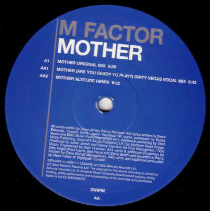 M Factor : Mother (12")