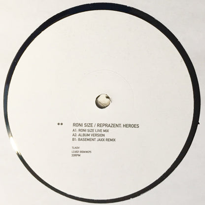 Roni Size / Reprazent : Heroes (12", Promo)