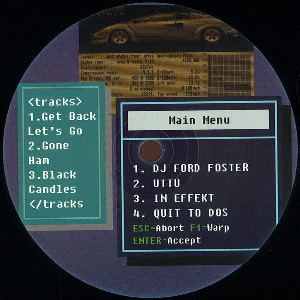 DJ Ford Foster : Gold Cans EP (12", EP)