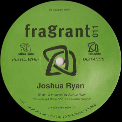 Joshua Ryan : Pistolwhip / Distance (12")