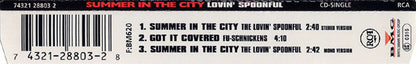 The Lovin' Spoonful : Summer In The City (From The Original Motion Picture Soundtrack Die Hard With A Vengeance) (CD, Single)