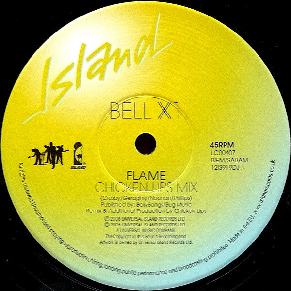 Bell X1 : Flame (12", Promo)