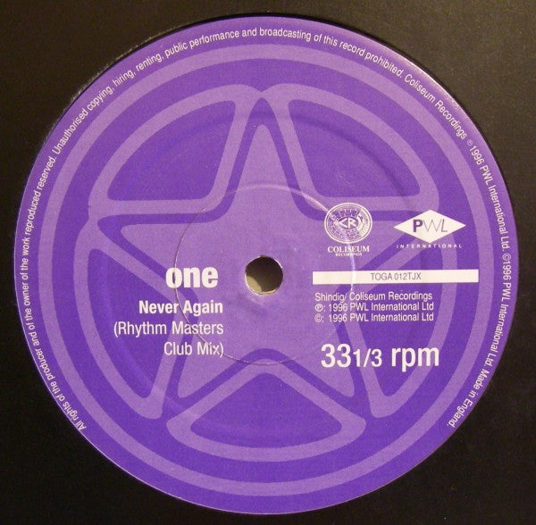 Happy Clappers : Never Again (DJ Promo 2) (12", Promo)