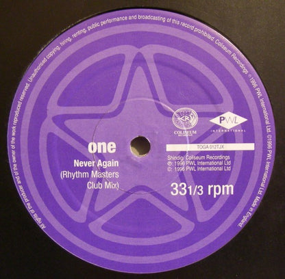 Happy Clappers : Never Again (DJ Promo 2) (12", Promo)